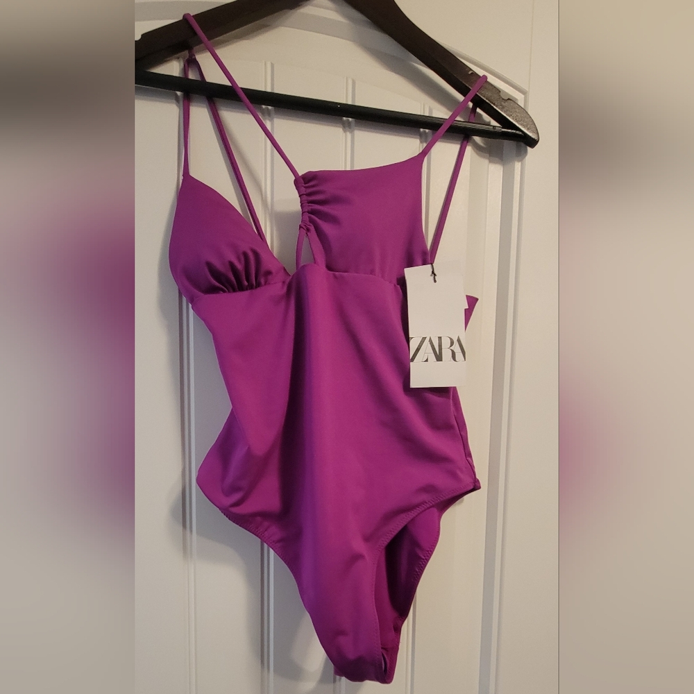 Zara Purple Swimsuit